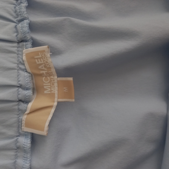 Michael Kors size M off shoulder blue top - Picture 7 of 7